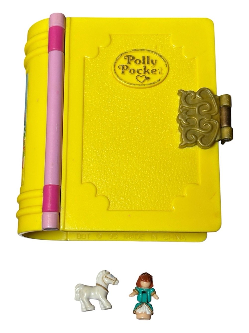 Vintage 1995 Polly Pocket Princess Palace Enchanted Storybook